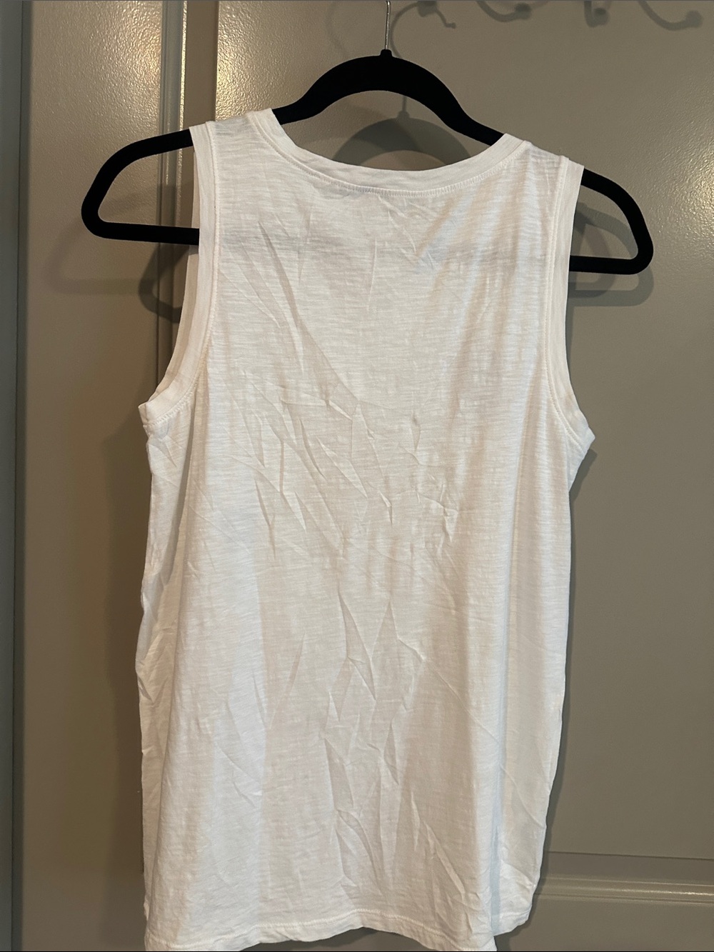 LOFT White Floral Sleeveless Tank with Yellow, Blue & Pink Blooms - Picture 6 of 6